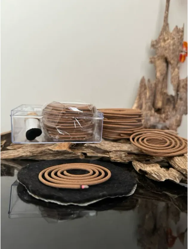 Agarwood Coil Incense – Natural Vietnamese Oud (2-Hour Burn | 46 Coils Box)